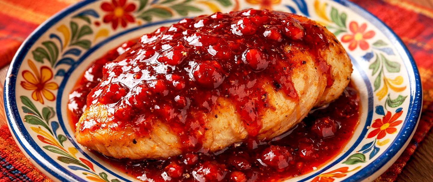 Receta de pechuga de pollo en salsa de corozo curranbero
