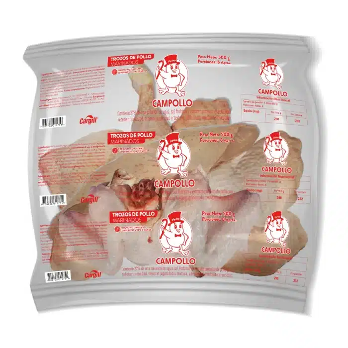 Mix de recortes de pollo 500g